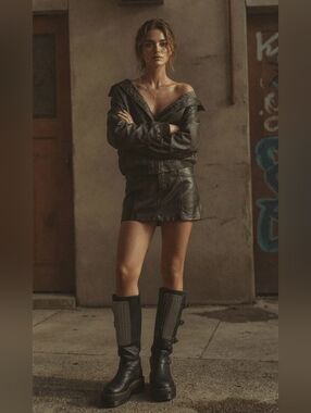 Dr. Martens Jadon Max Boot Hi Buckle Platforms